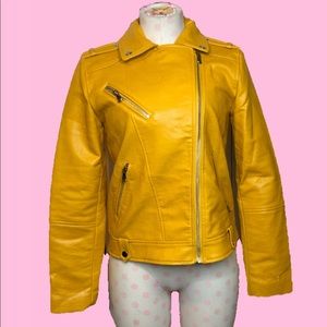 Zara Girls Outerwear Collection Leather Jacket